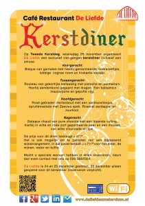 Kerstdiner De Liefde poster