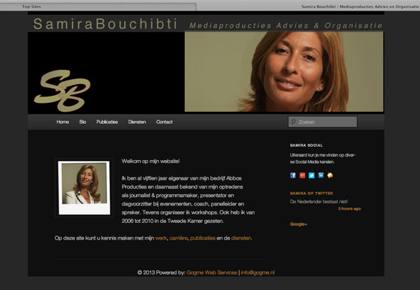 website Samira Bouchibti