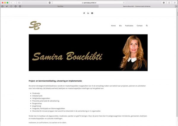 Website Samira Bouchibti