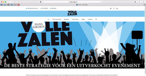Volle Zalen website